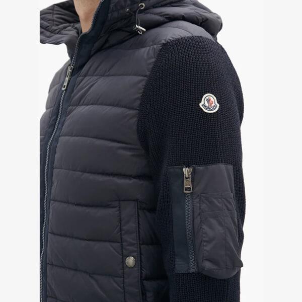 MONCLER モンクレール ニット ダウン フード カーディガン 9B50800A9340  201020B10